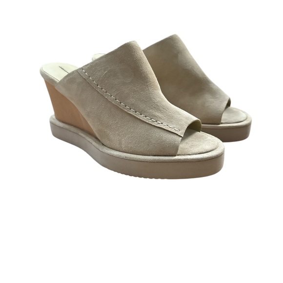 Free People Women's Running in Wedges Mule, Cafe size 8 - Picture 3 of 7